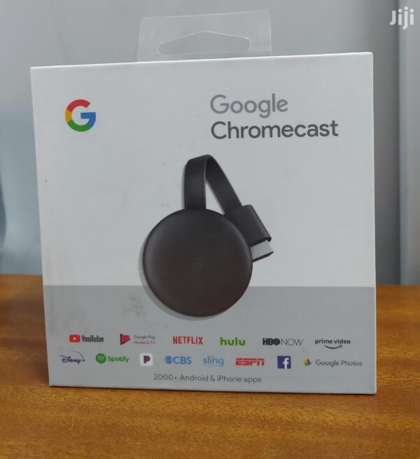 Google Chromecast Streaming Device with HDMI Cable