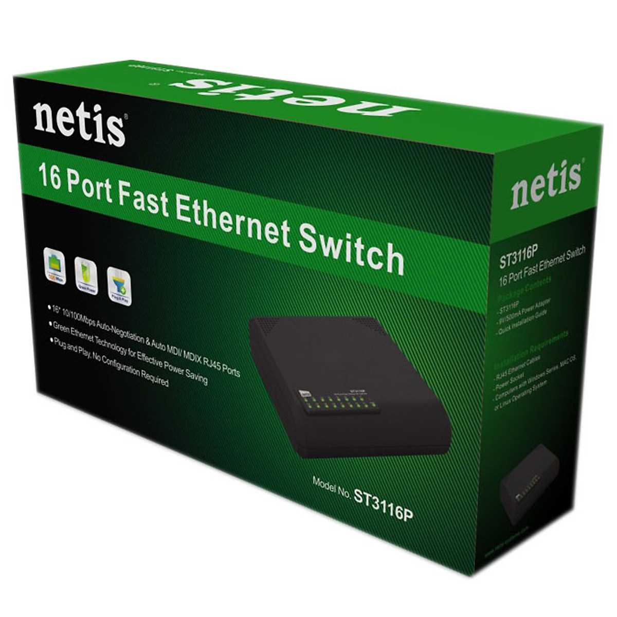 Netis ST3116P 16port Switch
