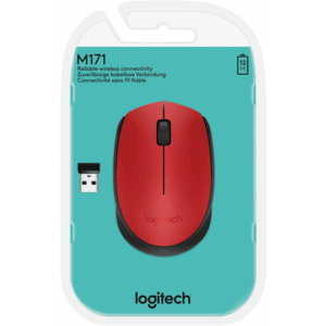 logitech m171 mouse Red