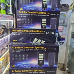 2 in 1 solar Camera+ lighting 